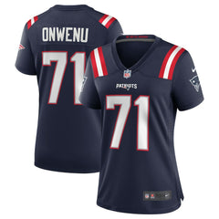 Mike Onwenu New England Patriots Women's Game Jersey - Navy