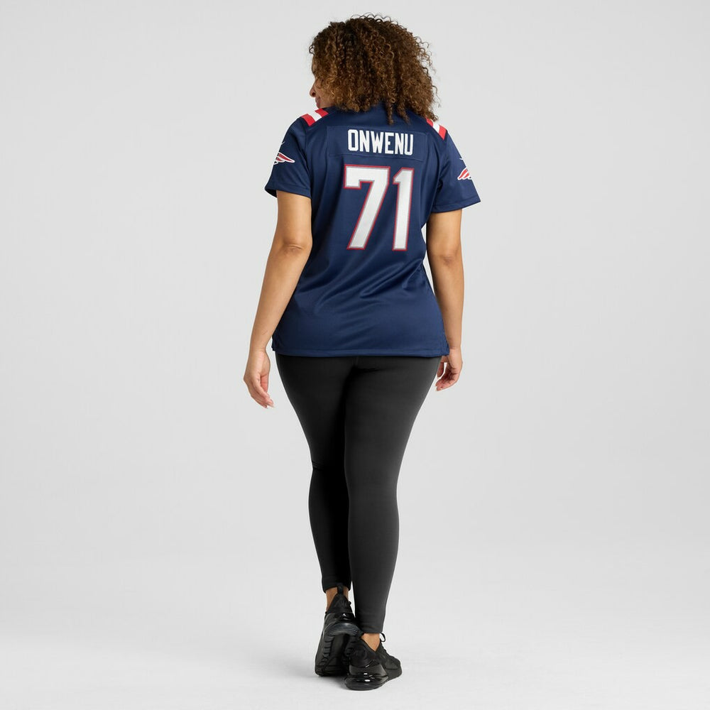 Mike Onwenu New England Patriots Women's Game Jersey - Navy