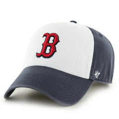 Boston Red Sox Freshman Clean Up Adjustable Hat Navy/White | 47 brand