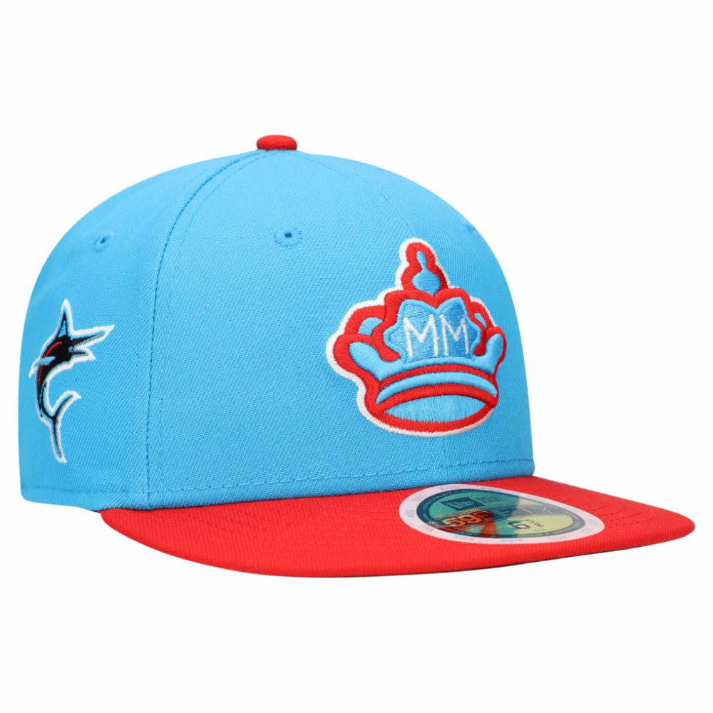 Miami Marlins Youth 2021 City Connect 59FIFTY Fitted Hat Blue | New Era