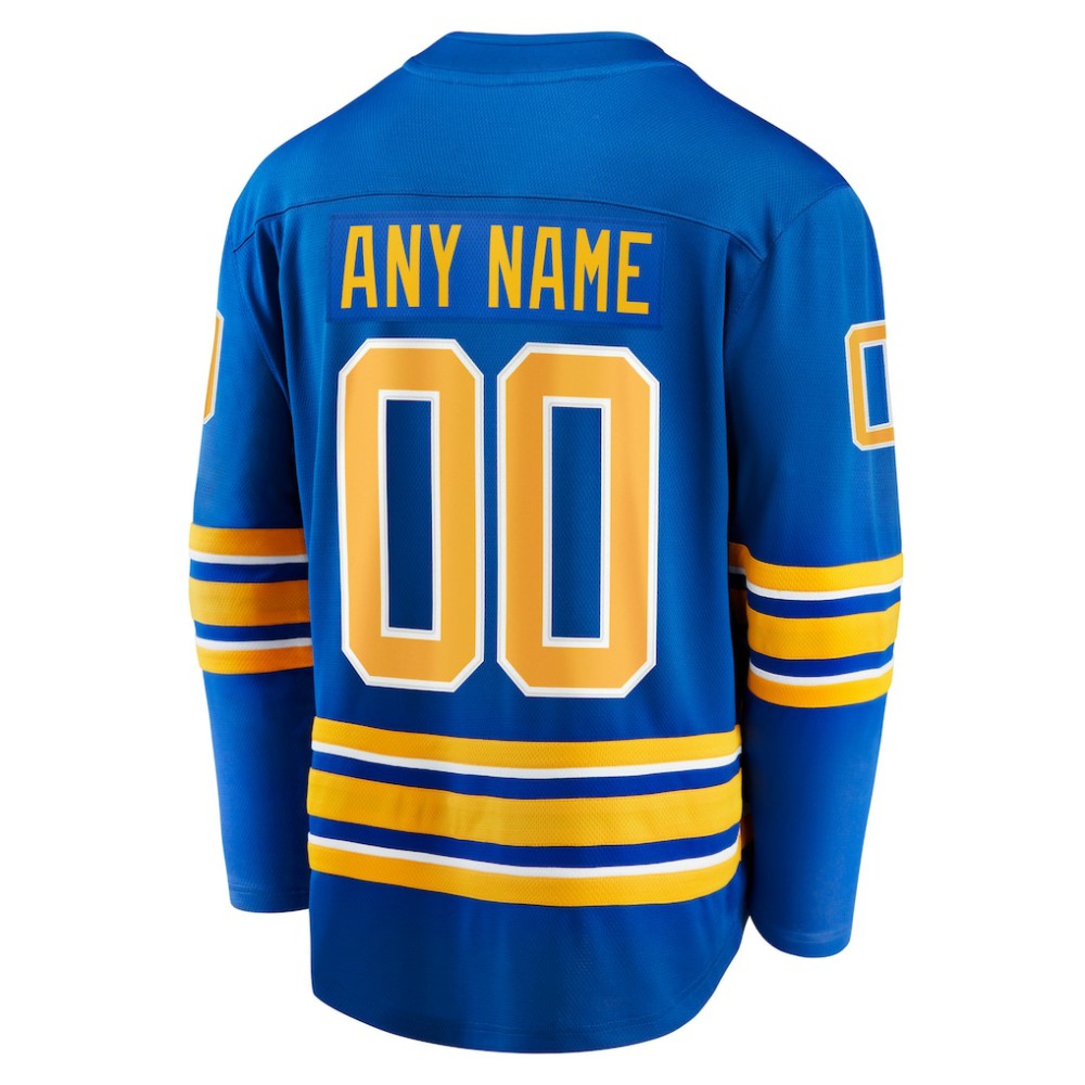 Buffalo Sabres Fanatics Home Breakaway Custom Jersey Royal