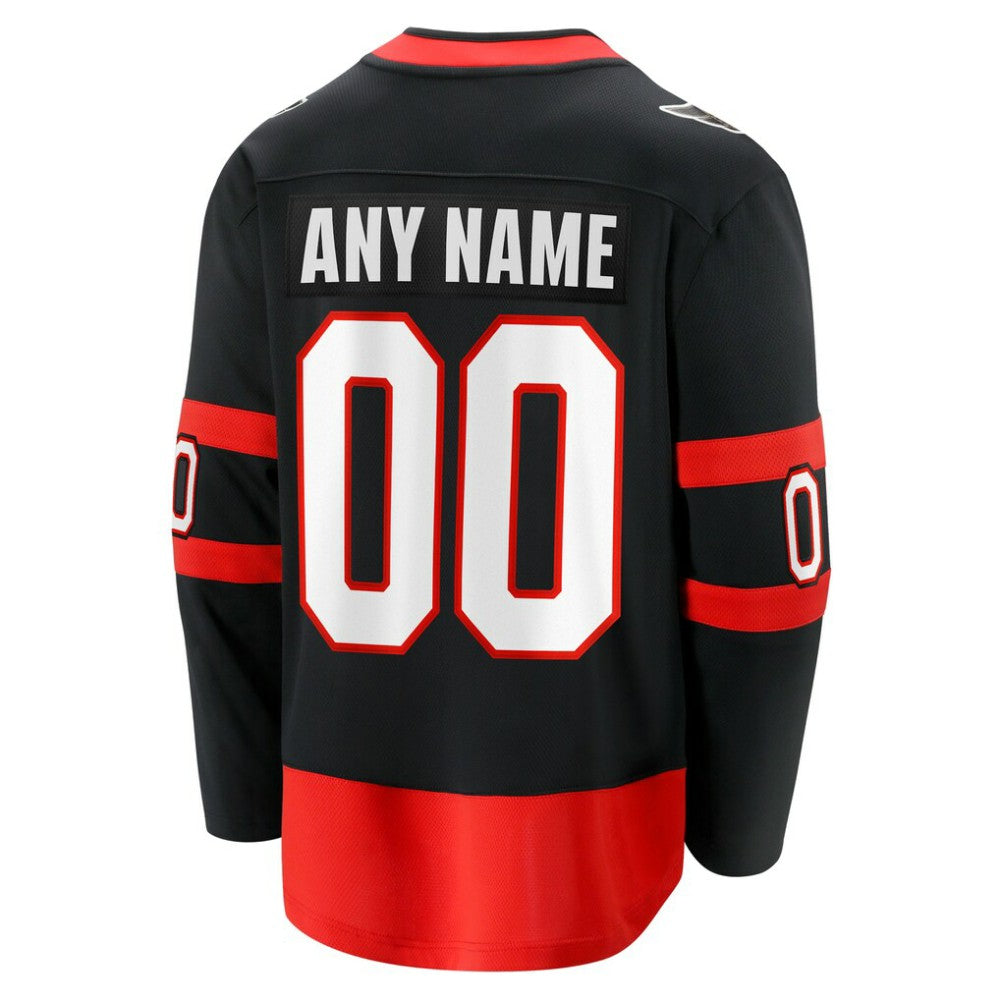 Ottawa Senators Fanatics Home Custom Breakaway Jersey Black