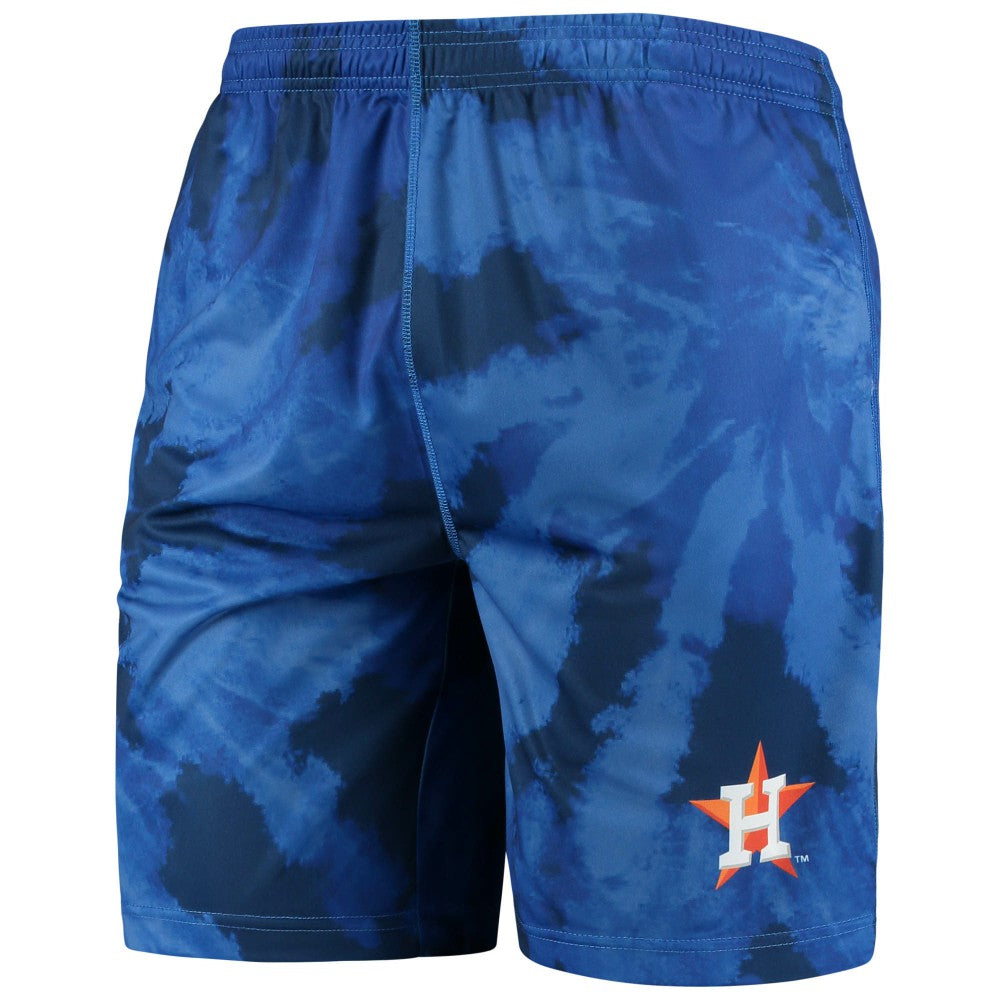 Houston Astros FOCO Tie-Dye Training Shorts Navy