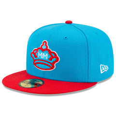 Miami Marlins 2021 City Connect 59FIFTY Fitted Hat Blue/Red | New Era