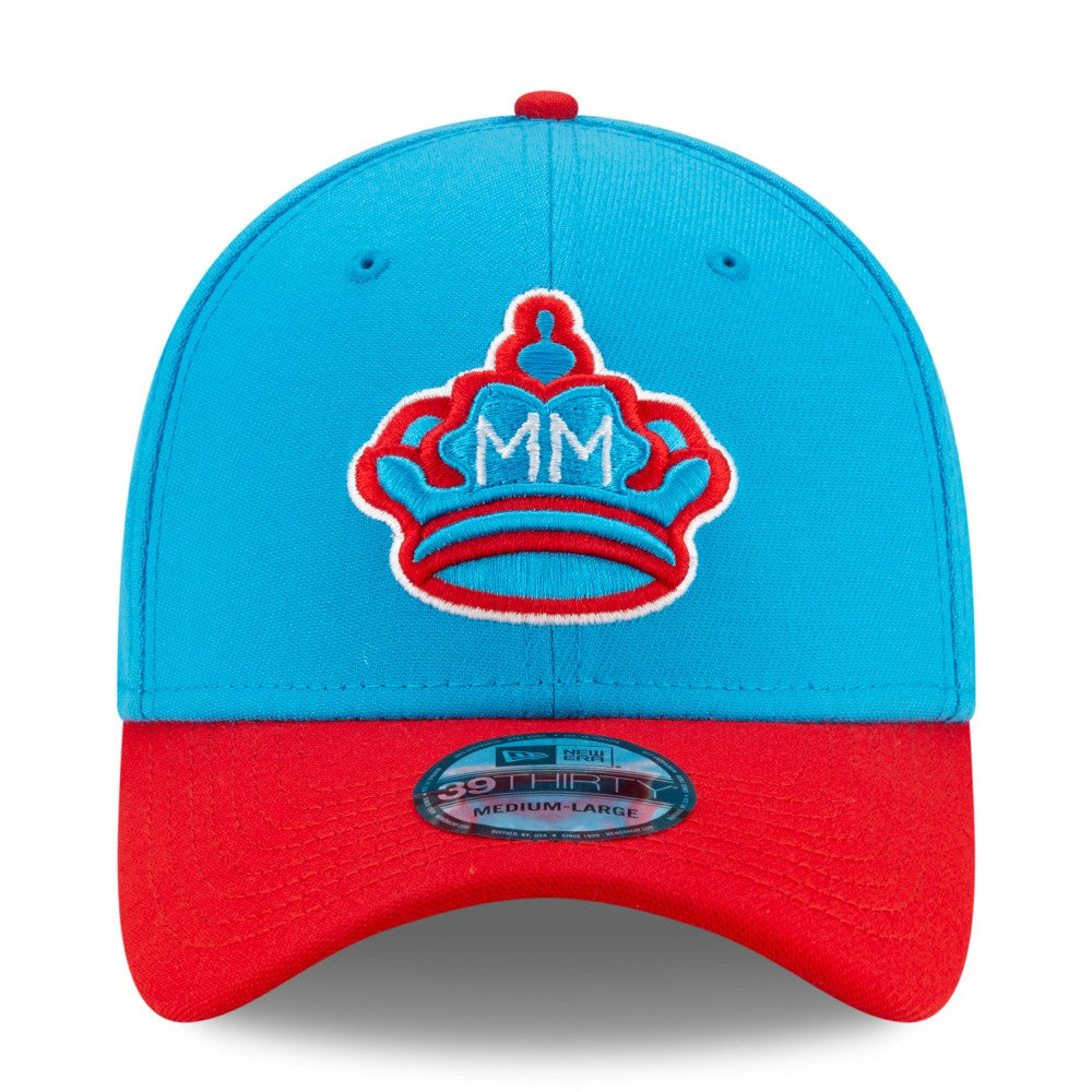 Miami Marlins 2021 City Connect 39THIRTY Flex Hat Blue/Red | New Era