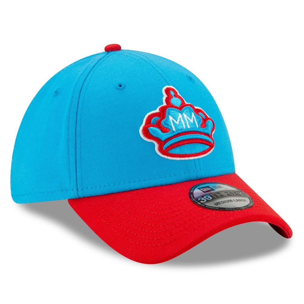 Miami Marlins 2021 City Connect 39THIRTY Flex Hat Blue/Red | New Era