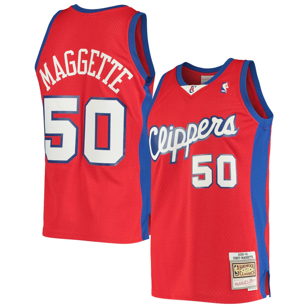 Corey Maggette LA Clippers 2000/01 Hardwood Classics Swingman Jersey - Red