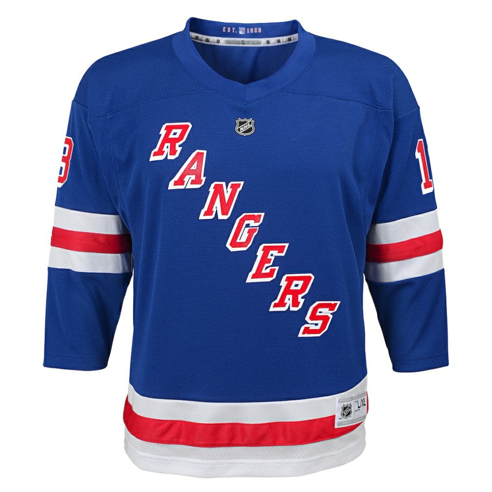 Alexis Lafreniere New York Rangers Youth Home Replica Player Jersey Blue