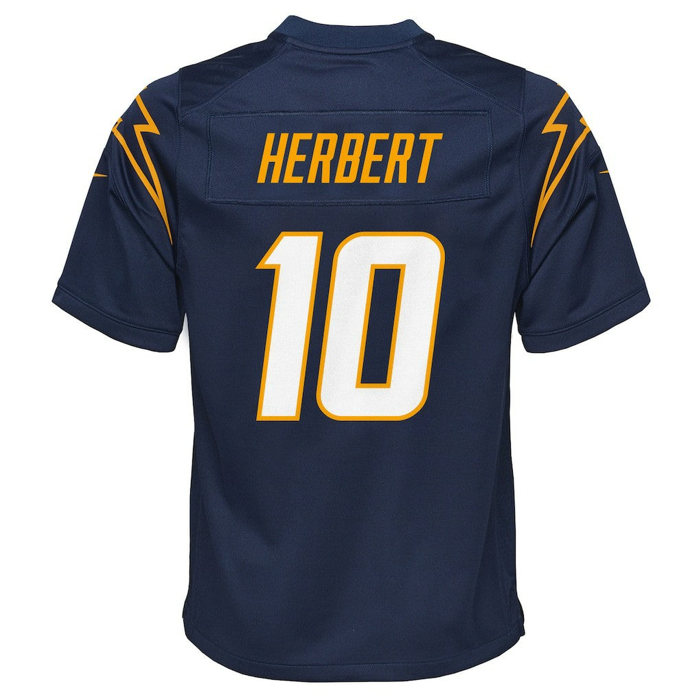 Justin Herbert Los Angeles Chargers Youth Game Jersey - Navy