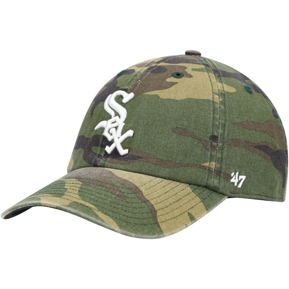 Chicago White Sox Team Clean Up Adjustable Hat Camo | 47 brand