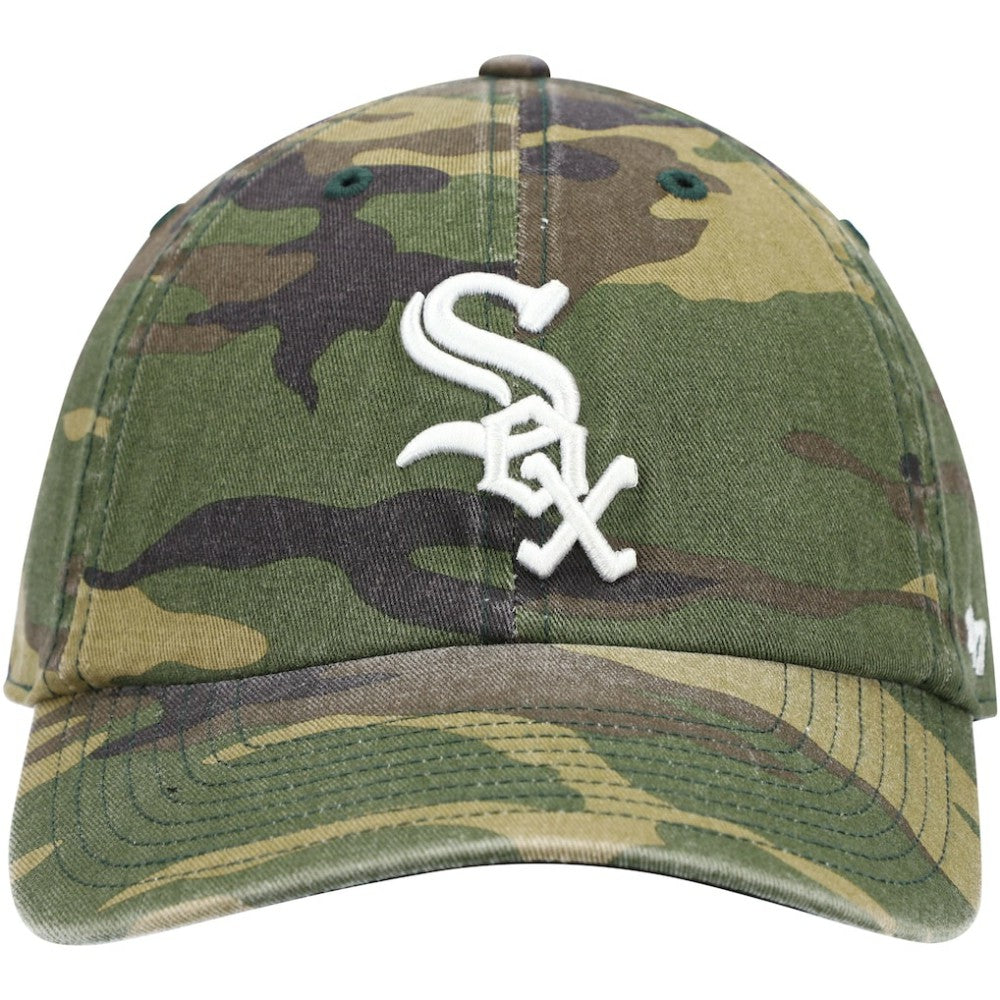 Chicago White Sox Team Clean Up Adjustable Hat Camo | 47 brand