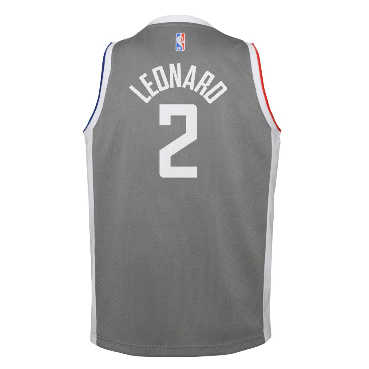 Kawhi Leonard LA Clippers Youth 2020/21 Swingman Player Jersey Gray - Earned Edition