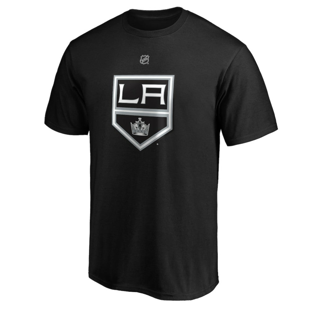 Quinton Byfield Los Angeles Kings Fanatics Authentic Stack Name & Number T-Shirt Black