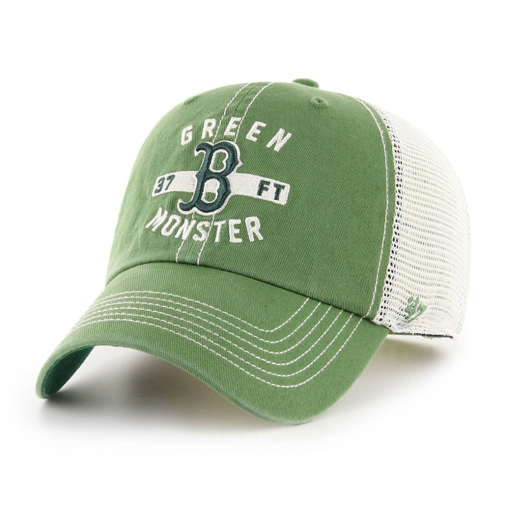 Boston Red Sox Green Monster Trawler Clean Up Adjustable Hat Green | 47 brand