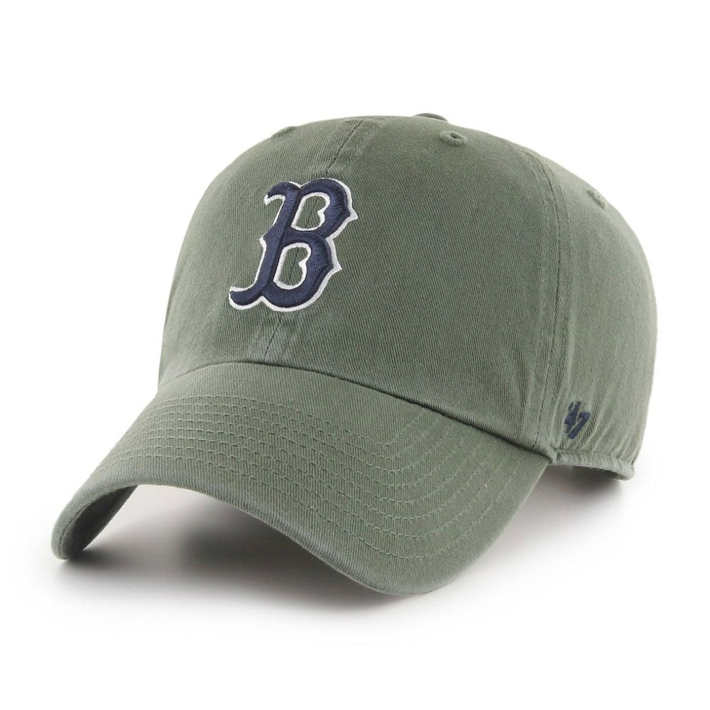 Boston Red Sox Moss Clean Up Adjustable Hat Green | 47 brand