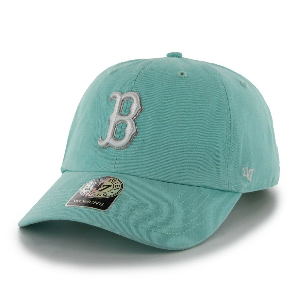 Boston Red Sox Women's Tiffany Clean Up Adjustable Hat Aqua | 47 brand