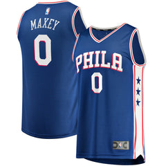 Tyrese Maxey Philadelphia 76ers Fast Replica Jersey Royal - Icon Edition