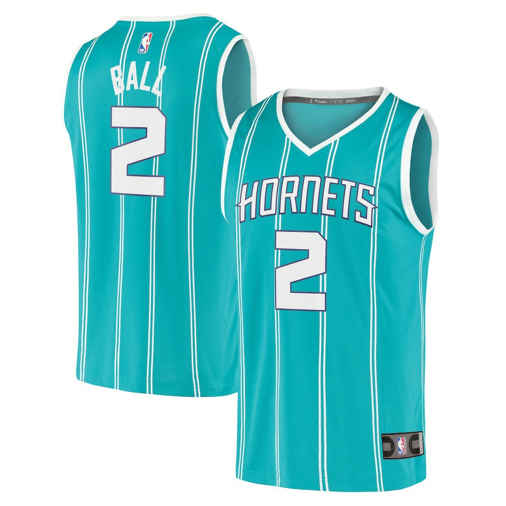 LaMelo Ball Charlotte Hornets Fast Break Replica Jersey Teal - Icon Edition