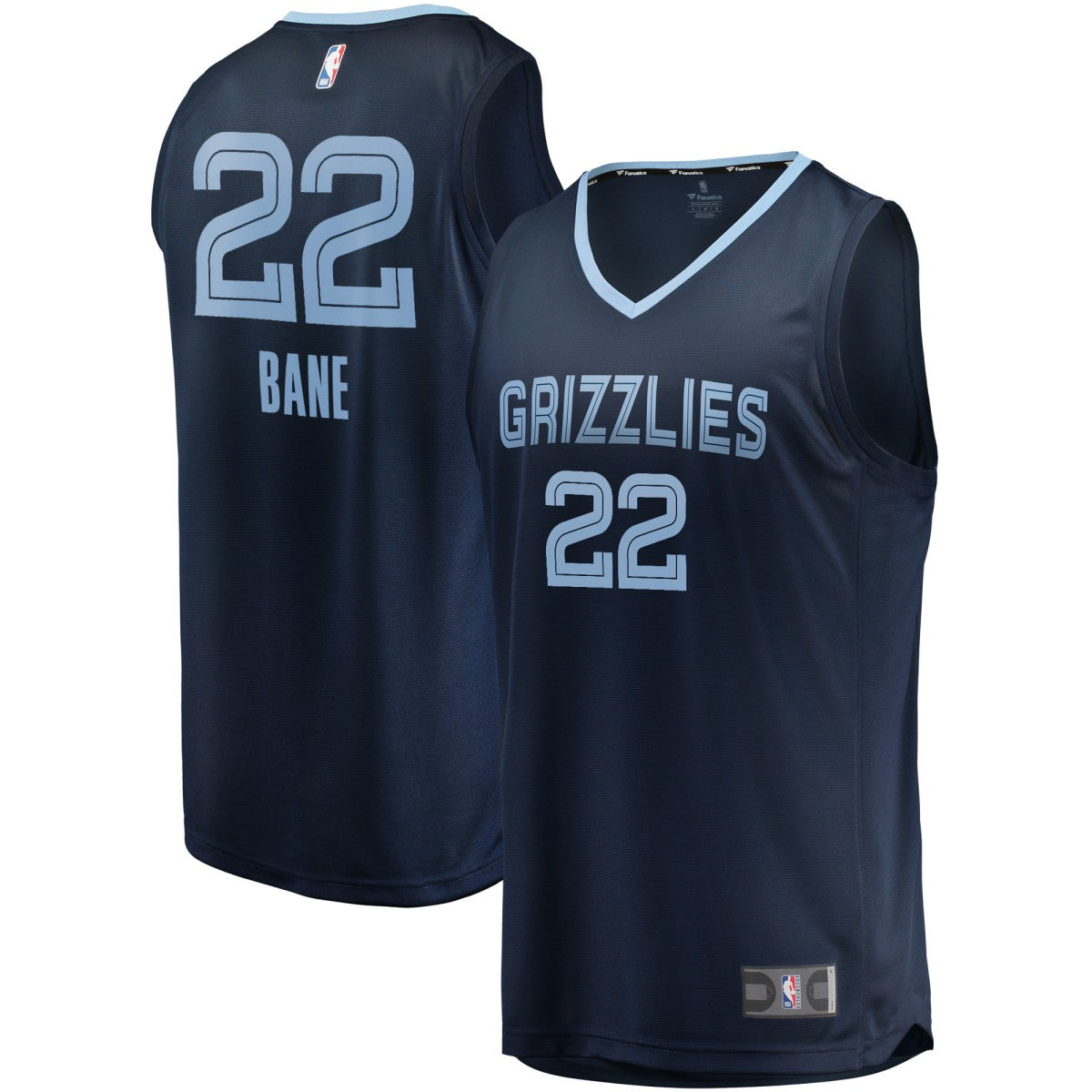 Desmond Bane Memphis Grizzlies 2020 NBA Draft First Round Pick Fast Break Replica Jersey Navy - Icon Edition