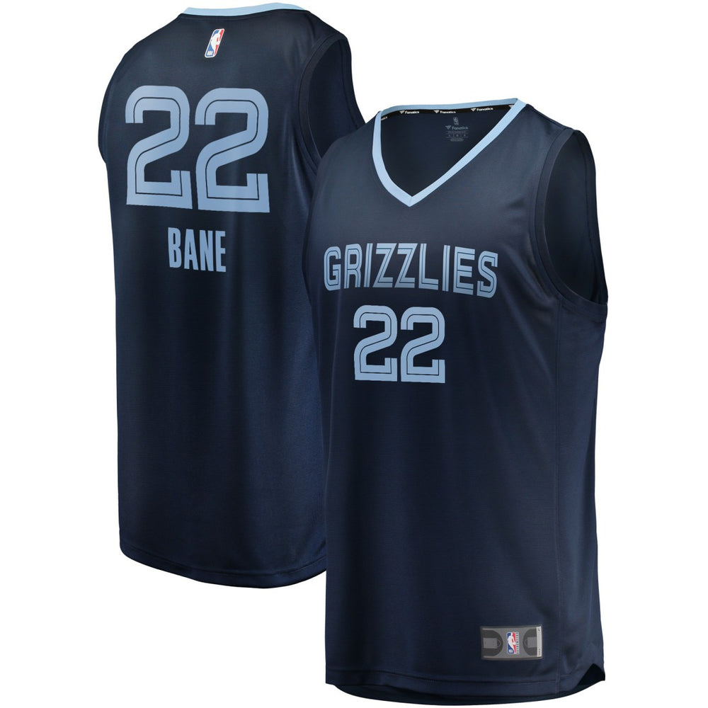 Desmond Bane Memphis Grizzlies 2020 NBA Draft First Round Pick Fast Break Replica Jersey Navy - Icon Edition