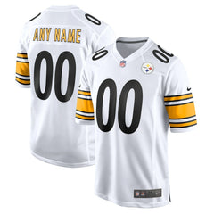 Pittsburgh Steelers Game Custom Jersey - White