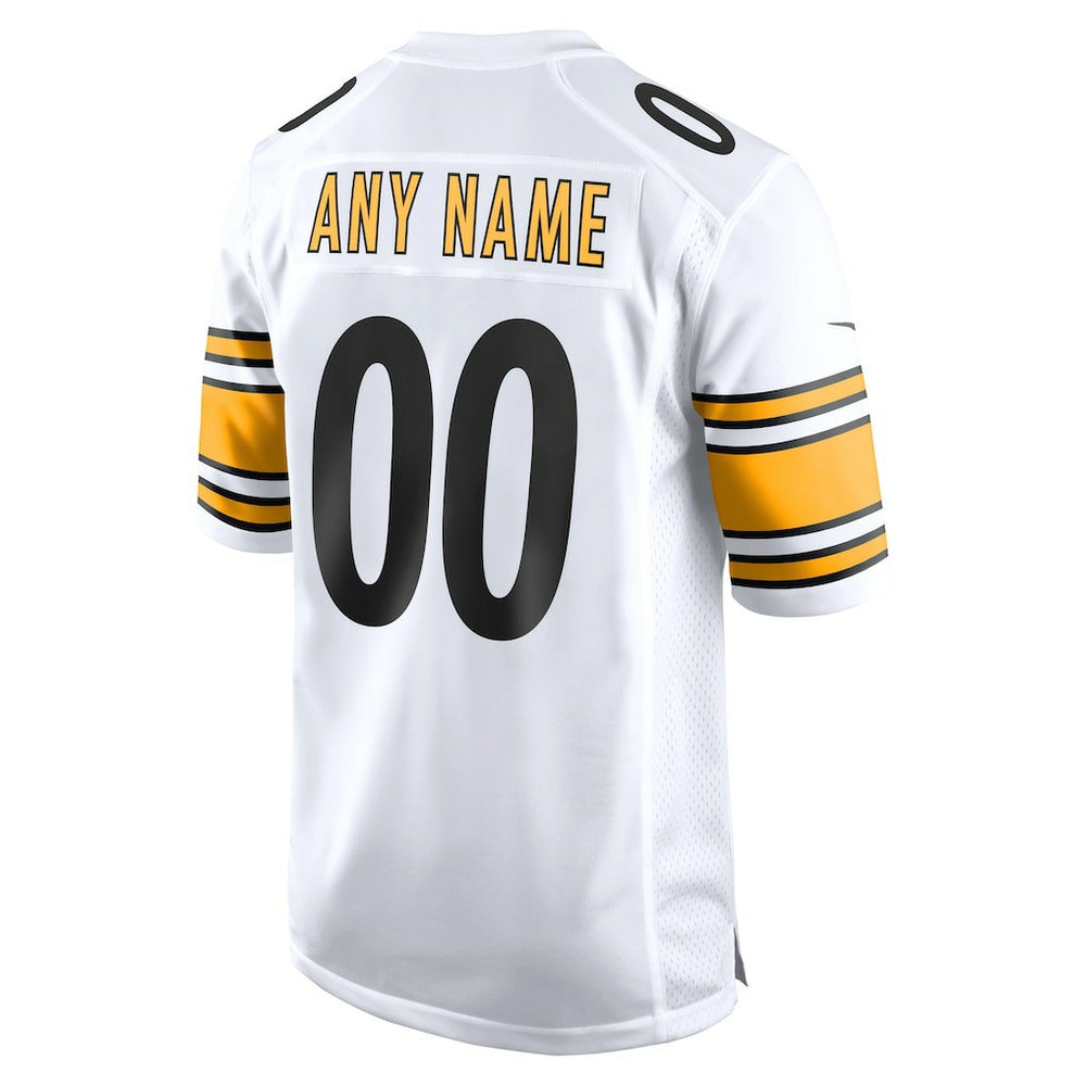 Pittsburgh Steelers Game Custom Jersey - White