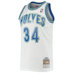 Isaiah Rider Minnesota Timberwolves 1995/96 Hardwood Classics Swingman Jersey - White
