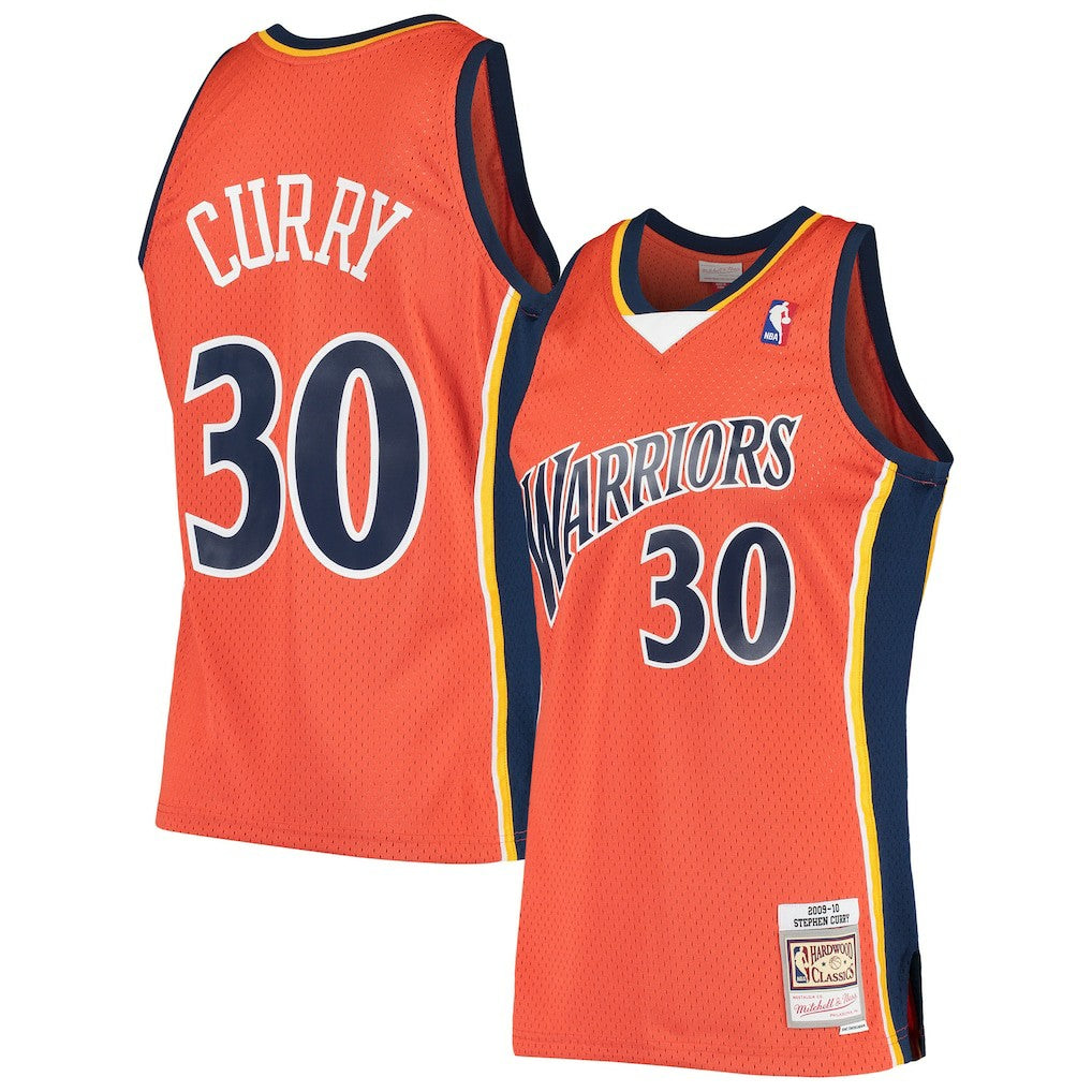 Stephen Curry Golden State Warriors Hardwood Classics Swingman Jersey sale - Orange