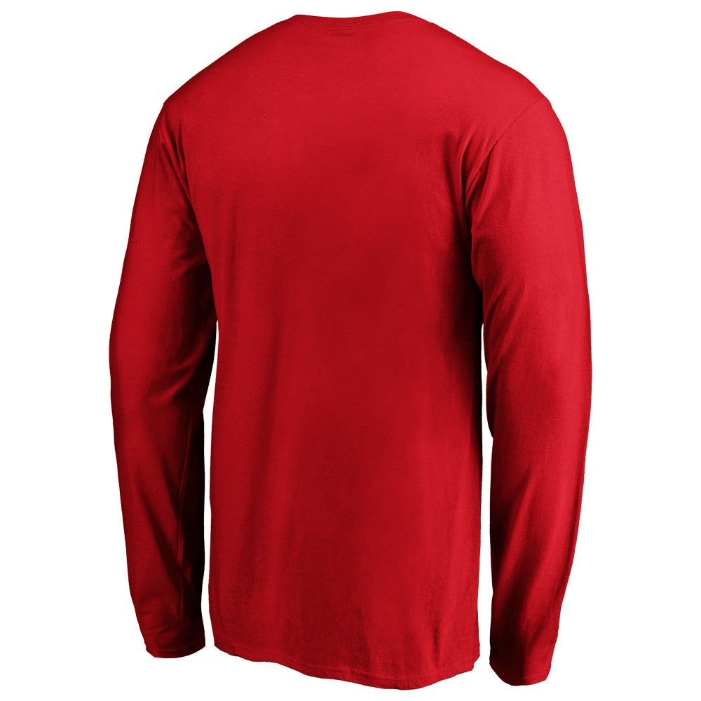 Cincinnati Reds Cooperstown Collection Huntington Logo Long Sleeve T-Shirt Red
