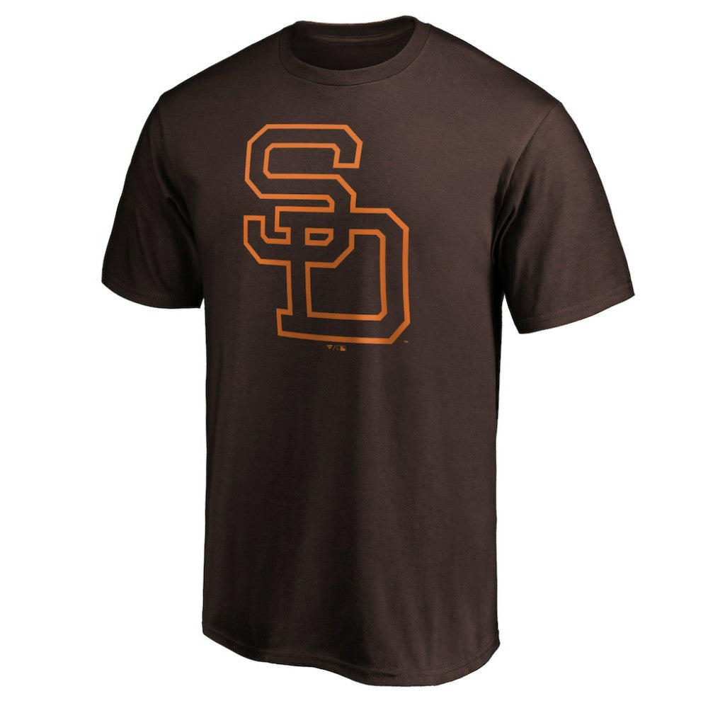 San Diego Padres Cooperstown Collection Huntington Logo T-Shirt Brown