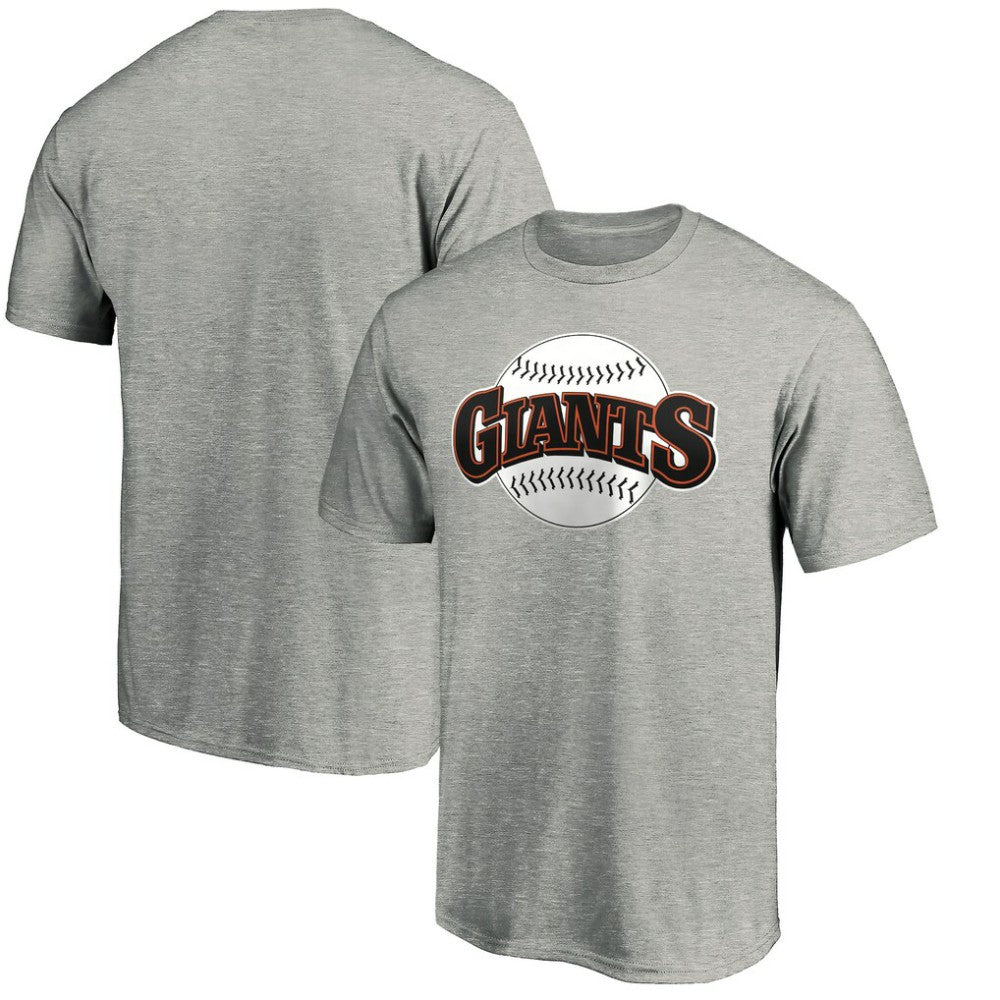San Francisco Giants Cooperstown Collection Huntington Logo T-Shirt Heathered Gray