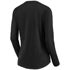 Chicago White Sox Women's Core Distressed Team Long Sleeve T-Shirt Black