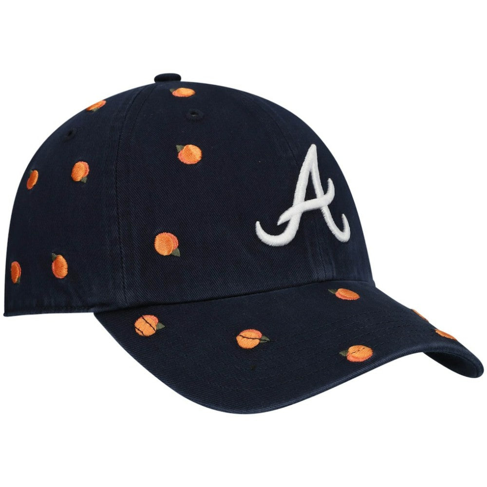 Atlanta Braves Women's Confetti Clean Up Adjustable Hat Navy | 47 brand