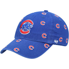Chicago Cubs Women's Confetti Clean Up Adjustable Hat Royal | 47 brand