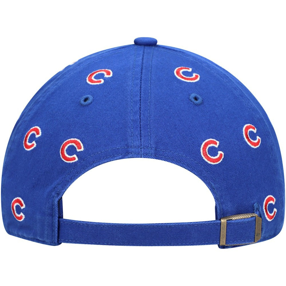 Chicago Cubs Women's Confetti Clean Up Adjustable Hat Royal | 47 brand