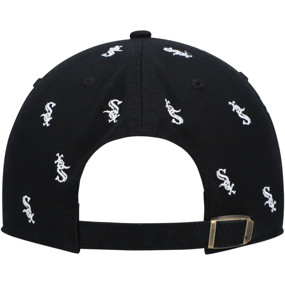 Chicago White Sox Women's Confetti Clean Up Adjustable Hat Black | 47 brand