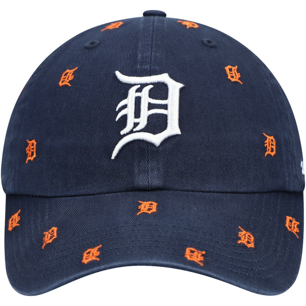 Detroit Tigers Women's Confetti Clean Up Adjustable Hat Navy | 47 brand