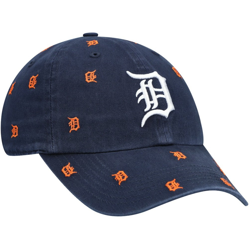 Detroit Tigers Women's Confetti Clean Up Adjustable Hat Navy | 47 brand