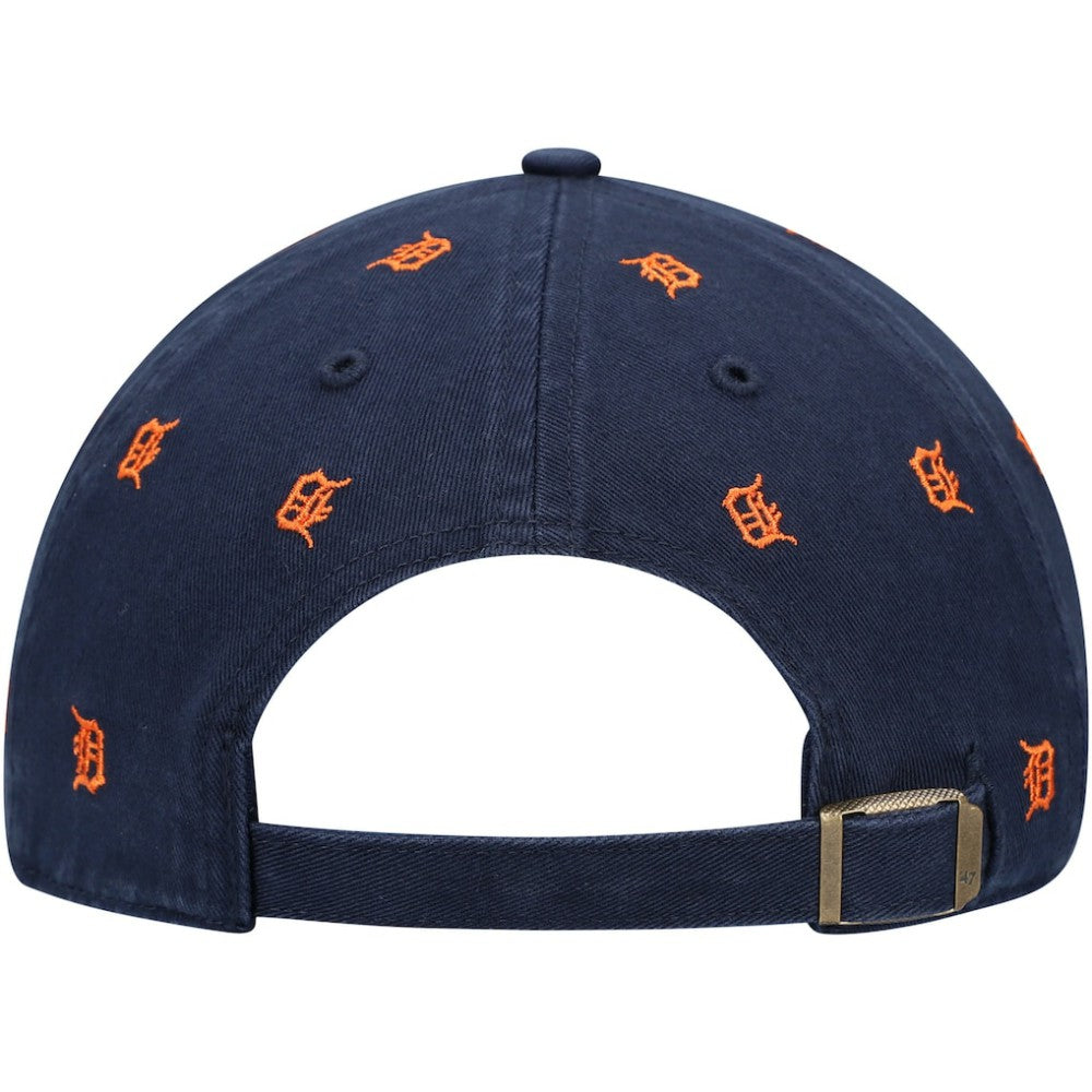 Detroit Tigers Women's Confetti Clean Up Adjustable Hat Navy | 47 brand