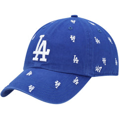 Los Angeles Dodgers Women's Confetti Clean Up Adjustable Hat Royal | 47 brand