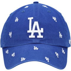 Los Angeles Dodgers Women's Confetti Clean Up Adjustable Hat Royal | 47 brand