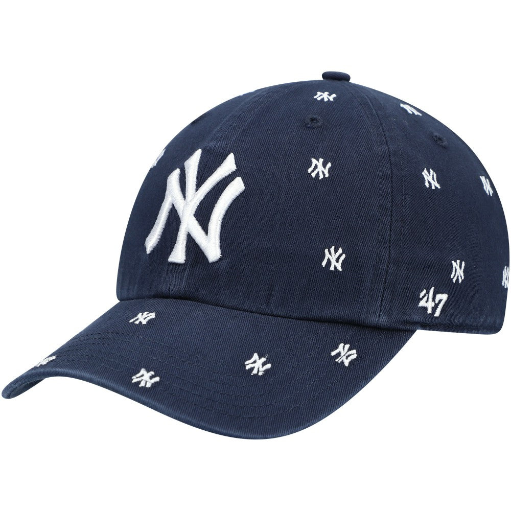 New York Yankees Women's Confetti Clean Up Adjustable Hat Navy | 47 brand
