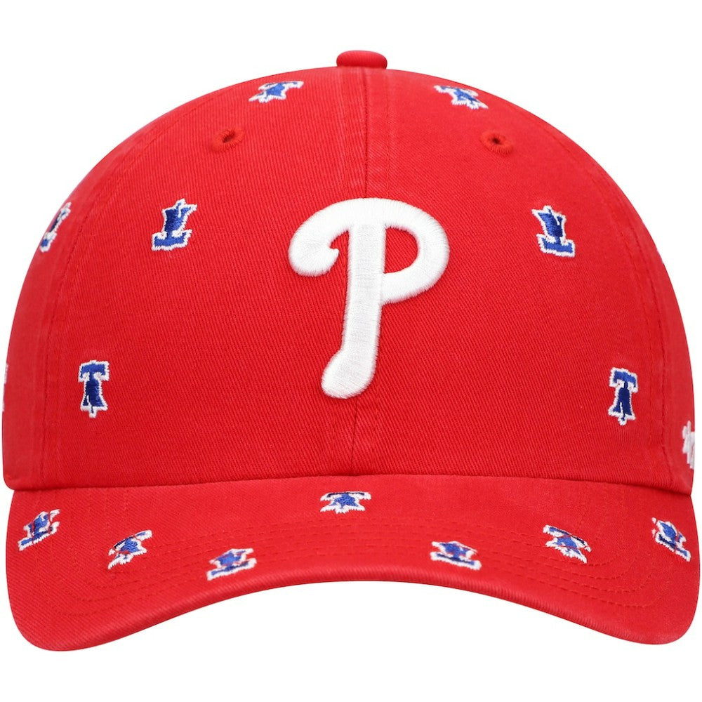 Philadelphia Phillies Women's Confetti Clean Up Adjustable Hat Red | 47 brand