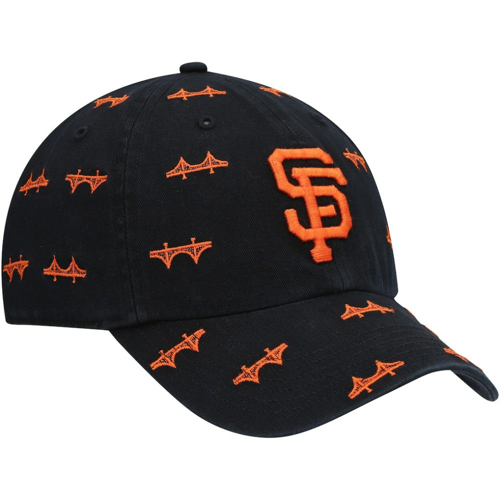 San Francisco Giants Women's Confetti Clean Up Adjustable Hat Black | 47 brand