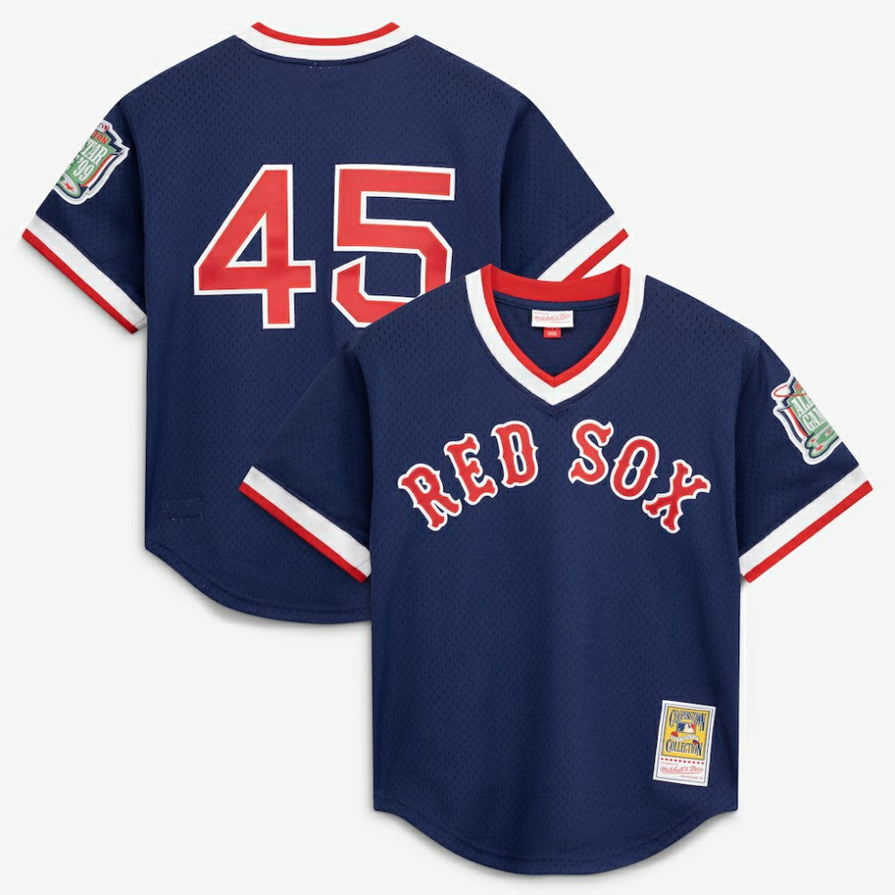 Pedro Martinez Boston Red Sox Authentic Batting Practice Jersey Navy | Mitchell & Ness