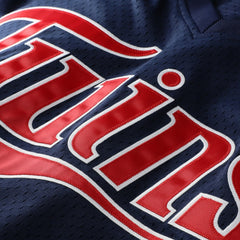 David Ortiz Minnesota Twins 2002 Cooperstown Collection Mesh Batting Practice Jersey Navy | Mitchell & Ness