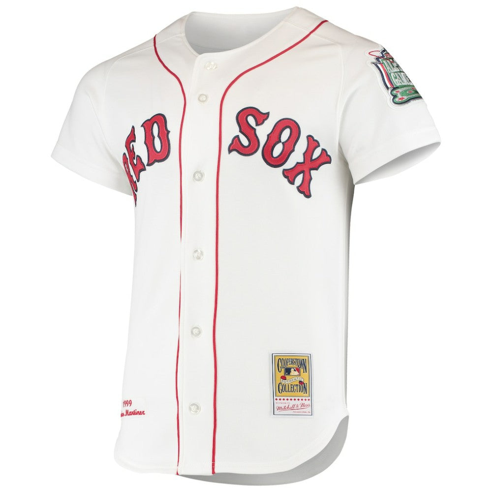 Pedro Martinez Boston Red Sox 1999 Cooperstown Collection Home Authentic Jersey White | Mitchell & Ness