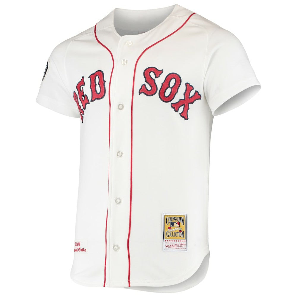 David Ortiz Boston Red Sox 2004 Cooperstown Collection Home Authentic Jersey White | Mitchell & Ness