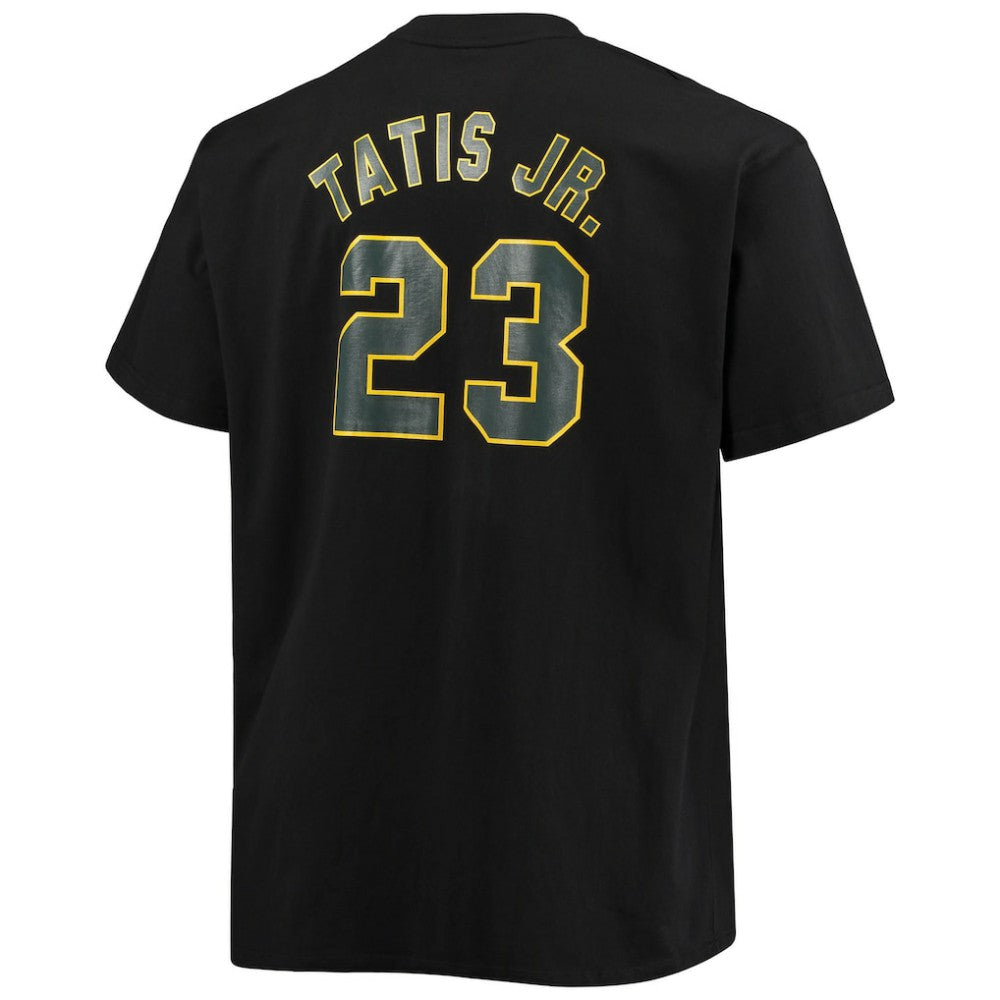 Fernando Tatis Jr. San Diego Padres Big & Tall Wordmark Name & Number T-Shirt Black