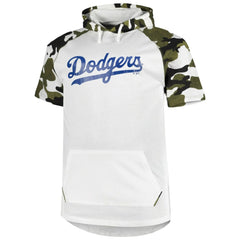 Mookie Betts Los Angeles Dodgers Player Big & Tall Raglan Hoodie T-Shirt White/Camo